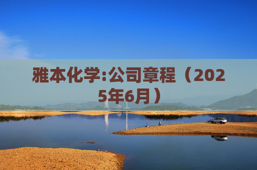 雅本化学:公司章程(2025年6月)