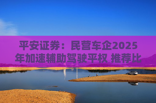 平安证券:民营车企2025年加速辅助驾驶平权 推荐比亚迪股份等