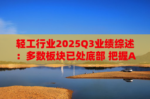 轻工行业2025Q3业绩综述:多数板块已处底部 把握Α布局机遇