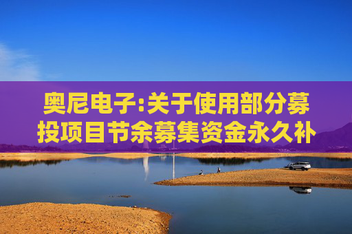 奥尼电子:关于使用部分募投项目节余募集资金永久补充流动资金的公告