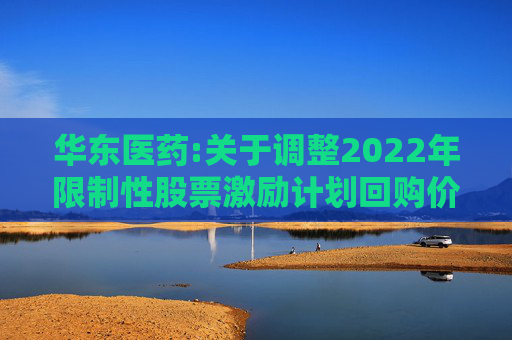 华东医药:关于调整2022年限制性股票激励计划回购价格的公告