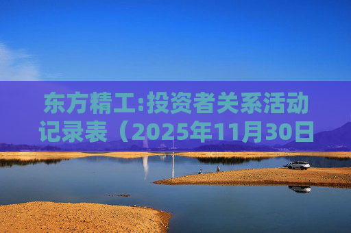 东方精工:投资者关系活动记录表（2025年11月30日）