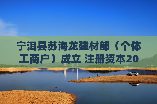 宁洱县苏海龙建材部(个体工商户)成立 注册资本20万人民币