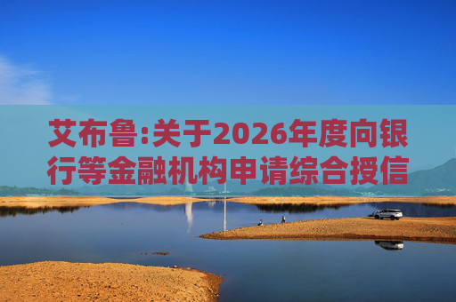 艾布鲁:关于2026年度向银行等金融机构申请综合授信额度及担保暨关联交易的公告