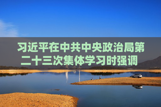 习近平在中共中央政治局第二十三次集体学习时强调 健全网络生态治理长效机制 持续营造风清气正的网络空间