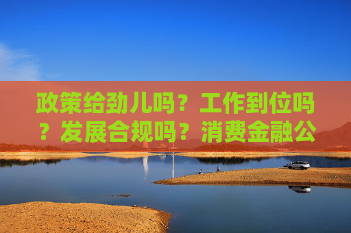 政策给劲儿吗?工作到位吗?发展合规吗?消费金融公司这么说