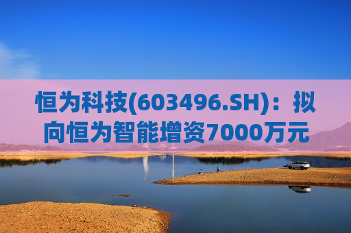 恒为科技(603496.SH):拟向恒为智能增资7000万元