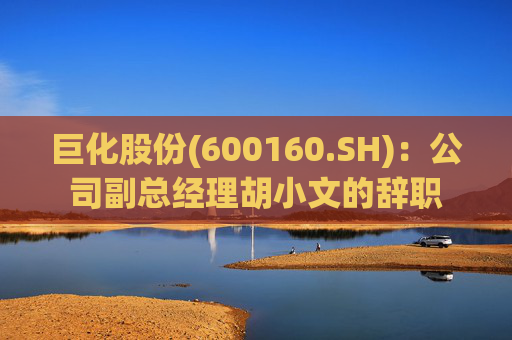 巨化股份(600160.SH):公司副总经理胡小文的辞职