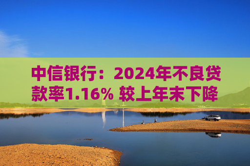 中信银行：2024年不良贷款率1.16% 较上年末下降0.02个百分点
