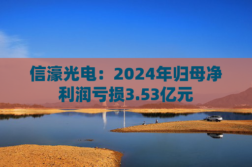 信濠光电：2024年归母净利润亏损3.53亿元