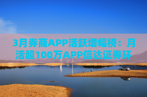 3月券商APP活跃增幅榜：月活超100万APP信达证券环比增幅最高 华西证券最低