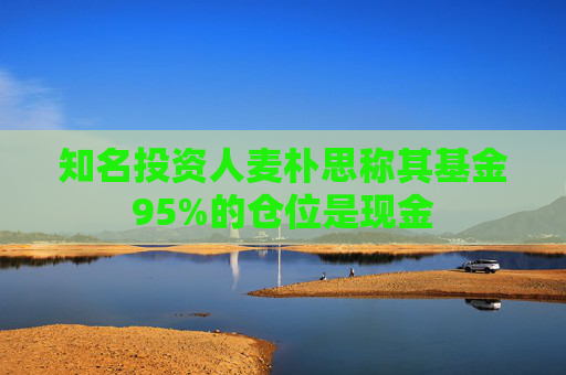 知名投资人麦朴思称其基金95%的仓位是现金