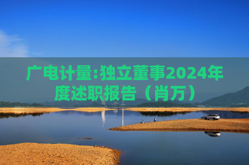 广电计量:独立董事2024年度述职报告（肖万）