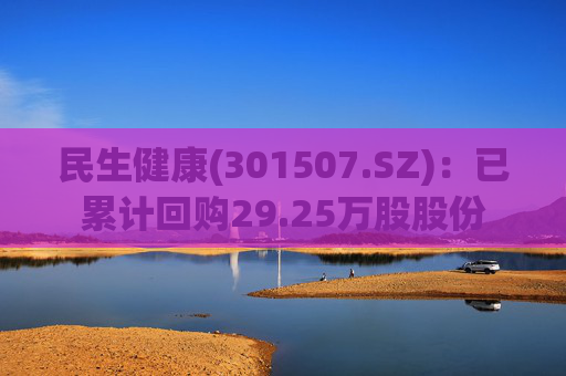 民生健康(301507.SZ):已累计回购29.25万股股份 第1张 民生健康(301507.SZ):已累计回购29.25万股股份 第1张