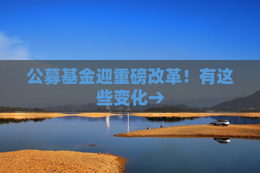 公募基金迎重磅改革！有这些变化→  第1张