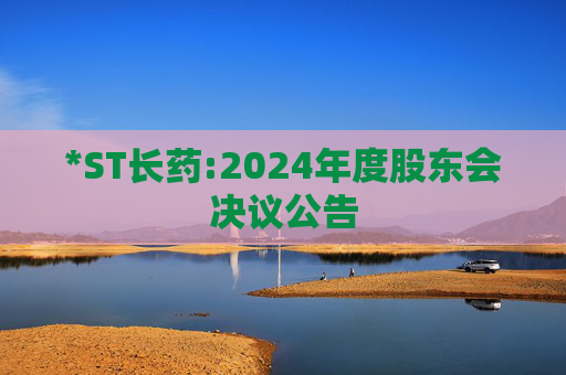 *ST长药:2024年度股东会决议公告