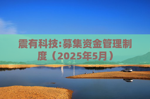震有科技:募集资金管理制度(2025年5月)
