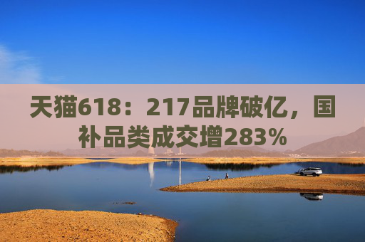 天猫618：217品牌破亿，国补品类成交增283%
