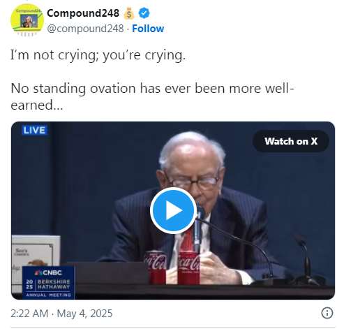 巴菲特将在年底卸任 执掌伯克希尔60年 投资回报5.5万倍 第1张 巴菲特将在年底卸任 执掌伯克希尔60年 投资回报5.5万倍 第1张