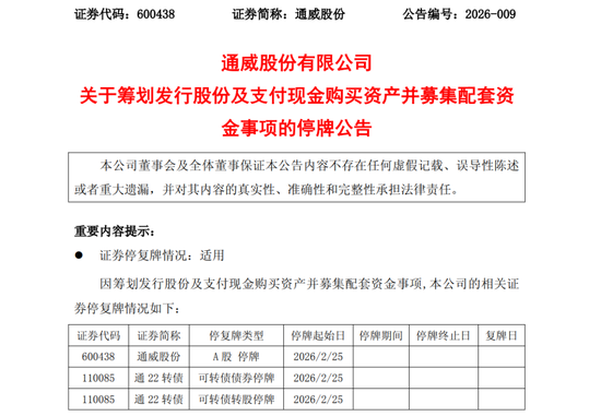 光伏巨头大动作！600438，停牌！  第1张